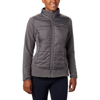 Columbia Jas Dames, Basin Butte Fleece Full Zip Grijs, 59COAZBFM